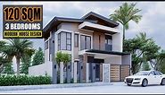 MODERN HOUSE DESIGN | 120 SQM LOT HOUSE | TWO STOREY RESIDENCE