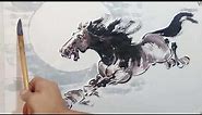 Chinese ink paintings of Horse