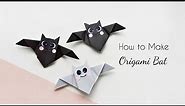 How to Make Origami Bats in 5 Minutes/ DIY Halloween Decor / Paper Bat Craft/ Easy Origami Tutorial