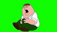 Peter Griffin Hurts His Knee - Green Screen