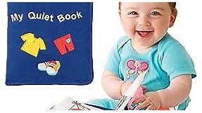 UNIH Quiet Book for Toddlers, Soft Activity Busy Toddler Travel Toys Educational Montessori 1 2 3 Year Old Toddlers Boy Girl