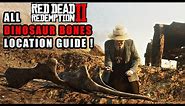 Red Dead Redemption 2 - All 30 Dinosaur Bones FAST Location Guide - A Test of Faith + Jawbone Knife