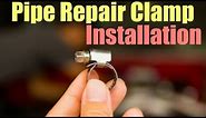 Pipe Repair Clamp Installation