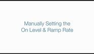 Manually Setting the On Level and Ramp Rate on Insteon Switches