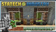 Making a Modern Industrialization Greenhouse - Minecraft: Statech Industry #11