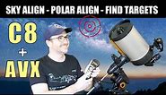 How to Use a Celestron AVX Mount (with a C8 Telescope)