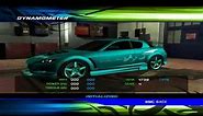 Juiced: Dyno Mazda RX-8 (P) PROTOTYPE FULLY MODDED 539HP 220MPH TOP SPEED