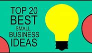 Top 20 Best Small Business Ideas for Beginners in 2024