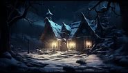 Gothic Winter Ambience with Music and Sounds | Haunted Winter House
