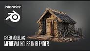 Medieval House - Speed Modeling In Blender