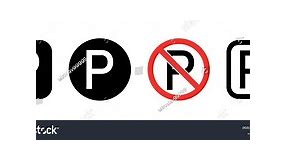 Set Parking Signs Car Parking Icons Stock Vector (Royalty Free) 2260756261 | Shutterstock