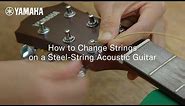 How to Change Strings on a Steel String Acoustic Guitar