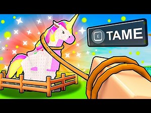 I Tamed a UNICORN in Raise Animals