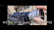 AX700 With Sony VCLHGD1758