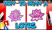 How To Draw A Lotus Flower