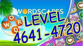 WordScapes Level 4641-4720 Answers | Thrive