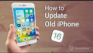 How to Update Old iPhone to iOS 16 (iPhone 8/X/XR/XS/11)