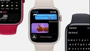 Apple Watch Series 7 [GPS 41mm] Smart Watch w/Midnight Aluminum Case with Midnight Sport Band. Fitness Tracker, Blood Oxygen & ECG Apps, Always-On Retina Display, Water Resistant