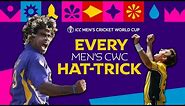 Every Men's Cricket World Cup hat-trick ☝️☝️☝️