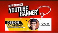 How to Make a YouTube Banner or Channel Art - Photoshop Tutorial