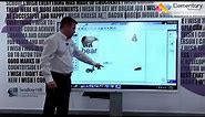 What is an interactive touchscreen for education?
