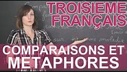 Comparaisons et métaphores - Français - 3e - Les Bons Profs