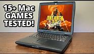 Gaming on a Macintosh PowerBook G3!