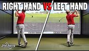 Thomas' Left Handed vs Right Handed Swing | Breaking Down Key Trackman Data