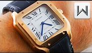2018 Cartier Santos Medium Rose Gold QuickSwitch Santos de Cartier WGSA0012 Luxury Watch Review