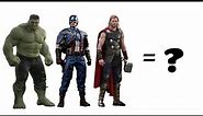 Hulk + Thor + Captain America | Avengers fan art | fusion art | @techeditor2.063