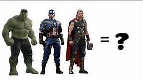 Hulk + Thor + Captain America | Avengers fan art | fusion art | @techeditor2.063