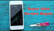 Repair A Phone Screen With Super Glue📱