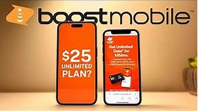 Boost Mobile $25 Unlimited plan - Worth it?