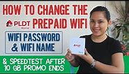 HOW TO CHANGE PLDT HOME PREPAID WiFi NAME & PASSWORD | HOW TO HIDE SSID | free text???