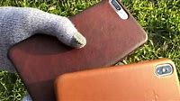 Apple Saddle Brown Leather Case After 1 Year