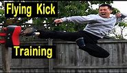 How to Use Kung Fu Flying Kick Training Tutorial