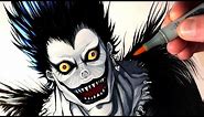 Let's Draw RYUK from DEATH NOTE - FAN ART FRIDAY