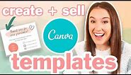 How to Sell CANVA TEMPLATES | Step by Step Canva Tutorial for Beginners | How to use Canva