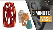 How to: Design Unlimited 3D Printable Vase Designs In Minutes - Blender Tutorial