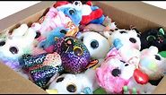 TY Beanie Boos Haul MASSIVE Mystery Box with Exclusives Unboxing Toy Review TY Beanie Boo Plush