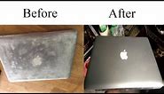 how to remove scratches from macbook laptop