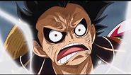 Luffy Gear 4 "Boundman" Transformation「4k」「60fps」║ One Piece