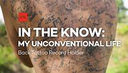 Meet Funky Matas, the world record holder for most signatures tattooed on his back