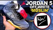 Jordan 5 Off White 'Muslin' | Kickwho Godkiller Sneaker Unboxing & Review!