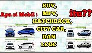 APA BEDANYA MOBIL SUV, MPV, HATCHBACK, CITY CAR, LCGC?
