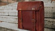 11 inches Leather Small iPad Shoulder Bag for Men and Women