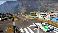 LUKLA Airport 2018 - THE MOST DANGEROUS AIRPORT in the world - 15 LANDINGS (HD)