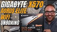 Gigabyte X570 Aorus Elite WiFi Gaming Motherboard Unboxing & Overview