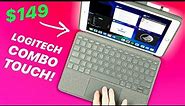 Logitech Combo Touch - Review | BEST Keyboard Case with Trackpad for iPad 7th generation + Air?!