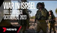 Israel Hamas Latest News | October 20, 2023 | 7 News Australia